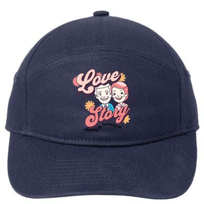 Jimmy & Rosalynn Carter Love Story 7-Panel Snapback Hat