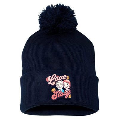 Jimmy & Rosalynn Carter Love Story Pom Pom 12in Knit Beanie