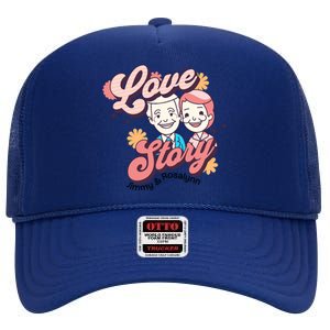 Jimmy & Rosalynn Carter Love Story High Crown Mesh Back Trucker Hat