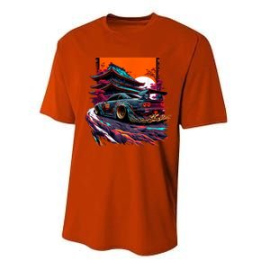 Japanese Retro Car Racing Drifting Art JDM Legend Tuning Performance Sprint T-Shirt