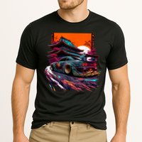 Japanese Retro Car Racing Drifting Art JDM Legend Tuning Cooling Performance Crew T-Shirt