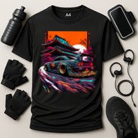 Japanese Retro Car Racing Drifting Art JDM Legend Tuning Cooling Performance Crew T-Shirt
