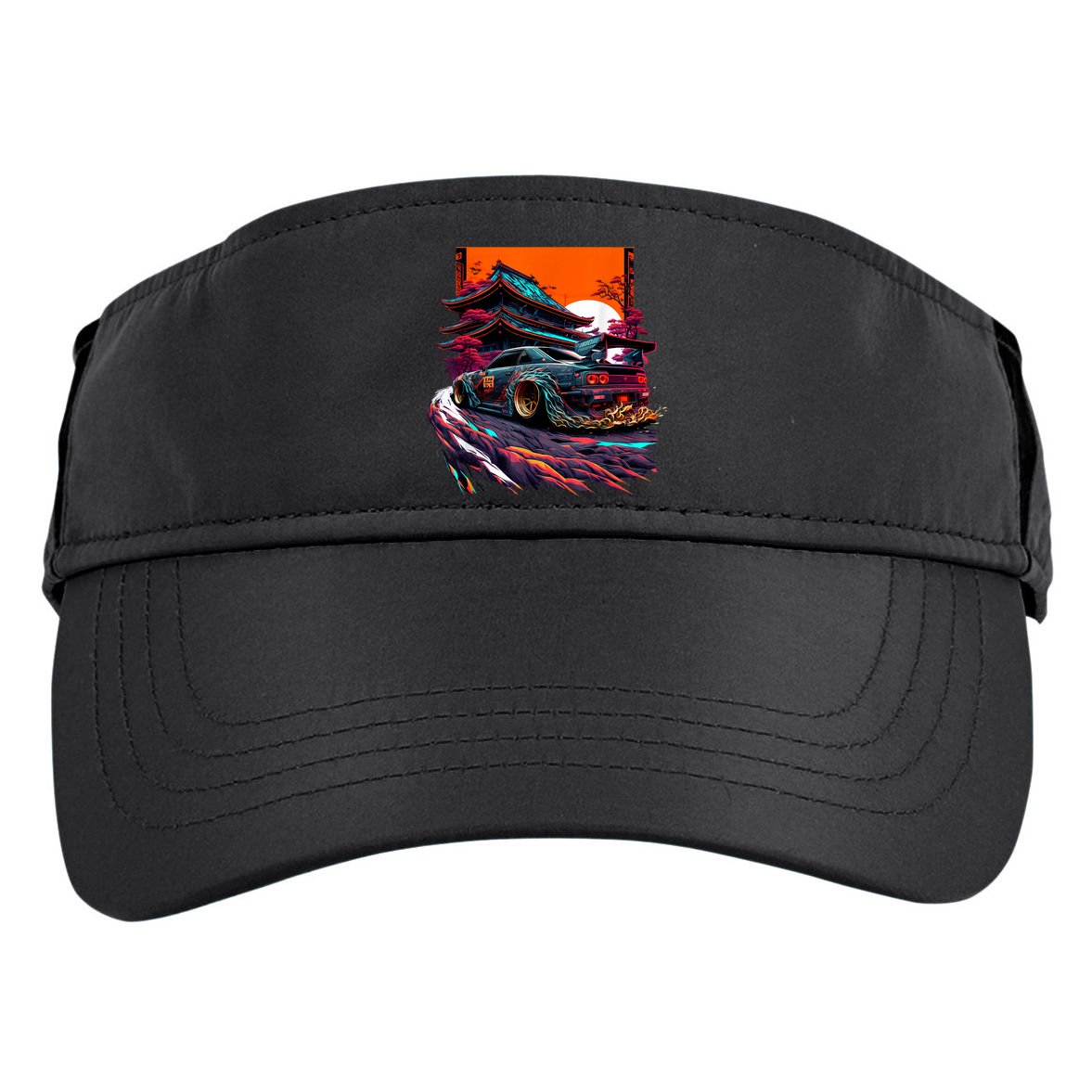 Japanese Retro Car Racing Drifting Art JDM Legend Tuning Adult Drive Performance Visor