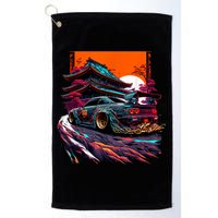 Japanese Retro Car Racing Drifting Art JDM Legend Tuning Golf Towel