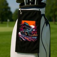 Japanese Retro Car Racing Drifting Art JDM Legend Tuning Golf Towel