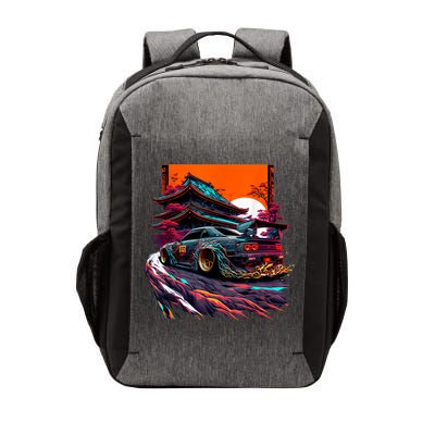 Japanese Retro Car Racing Drifting Art JDM Legend Tuning Vector Backpack