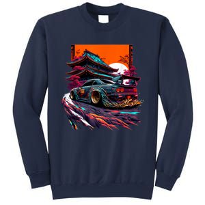 Japanese Retro Car Racing Drifting Art JDM Legend Tuning Sweatshirt