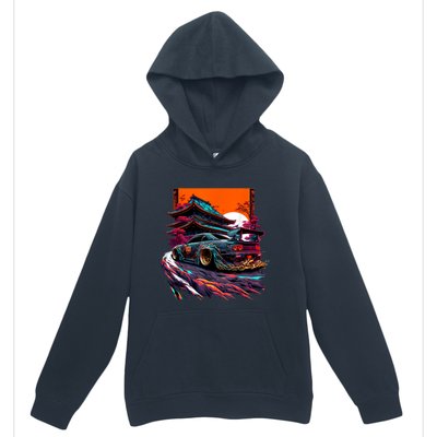 Japanese Retro Car Racing Drifting Art JDM Legend Tuning Urban Pullover Hoodie