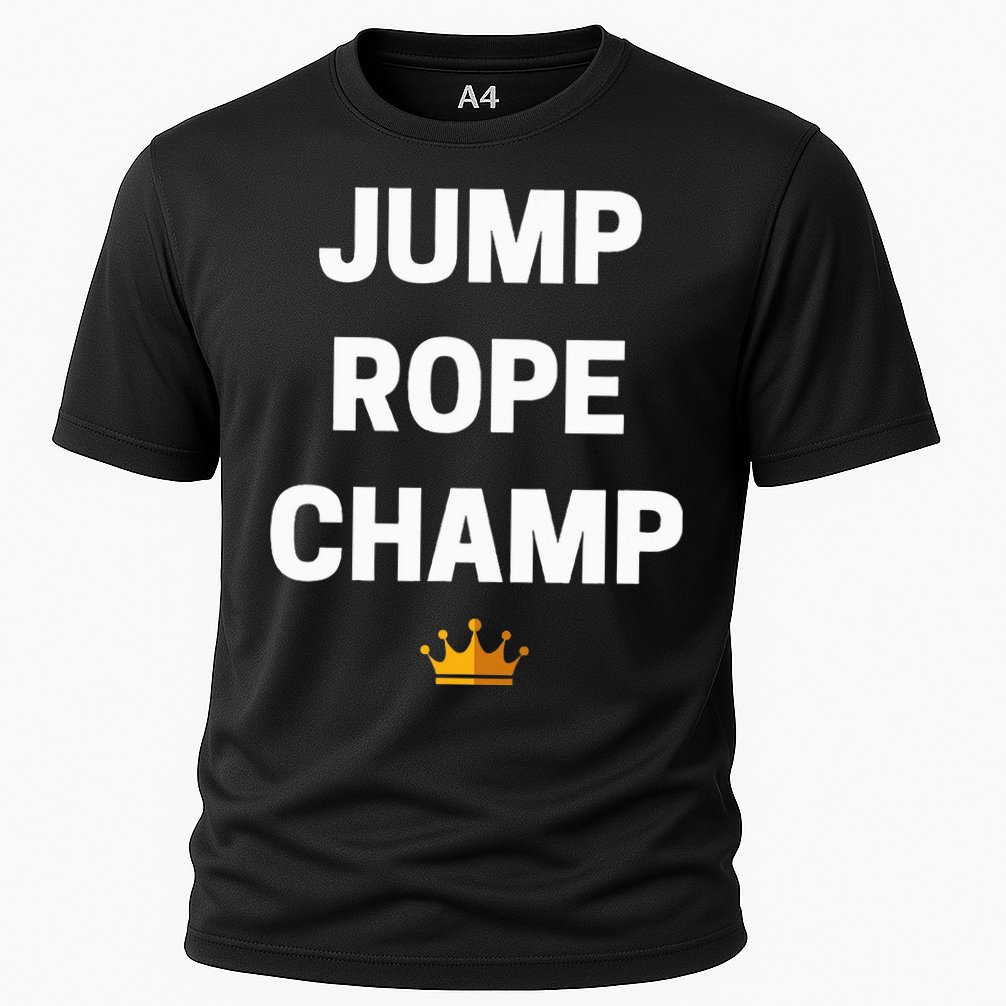 Jump Rope Champ Funny Jump Rope Cooling Performance Crew T-Shirt