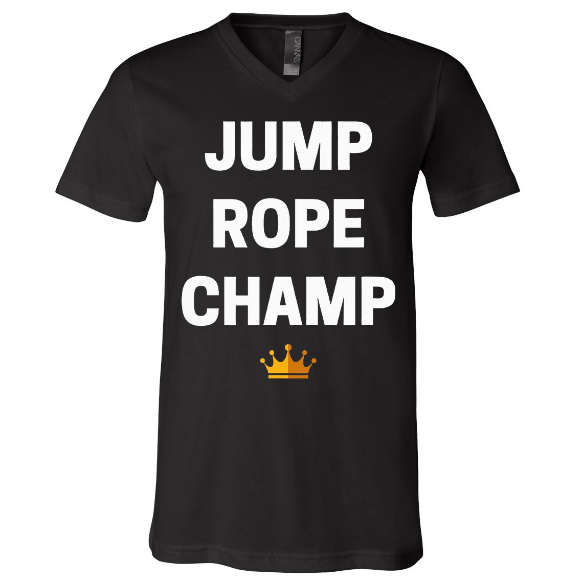 Jump Rope Champ Funny Jump Rope V-Neck T-Shirt