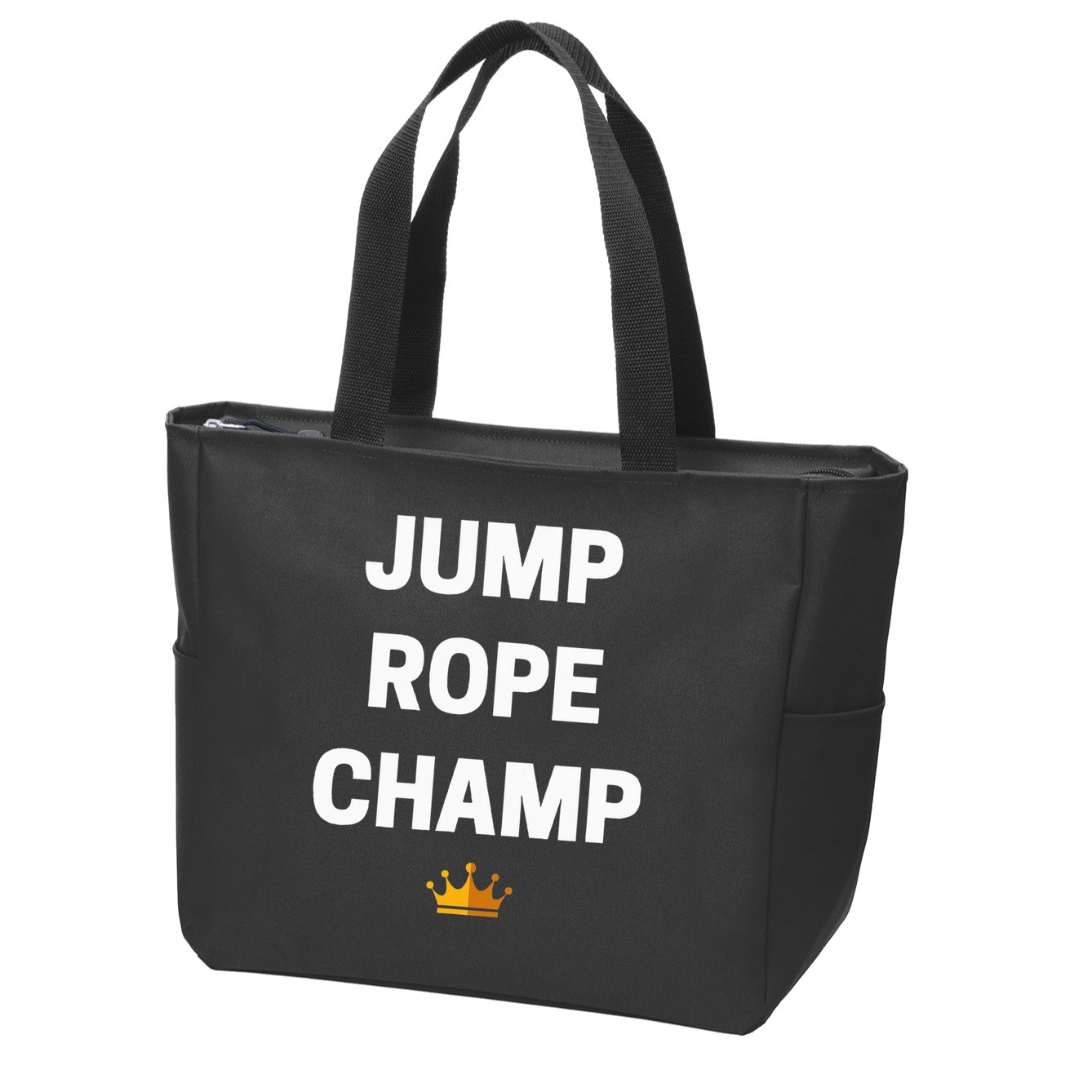 Jump Rope Champ Funny Jump Rope Zip Tote Bag