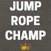 Jump Rope Champ Funny Jump Rope Cotton Canvas Backpack