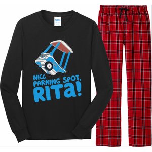 Janet & Rita Driving School Nice Parking Spot Rita Funny Long Sleeve Pajama Set