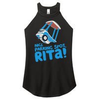 Janet & Rita Driving School Nice Parking Spot Rita Funny Women's Perfect Tri Rocker Tank