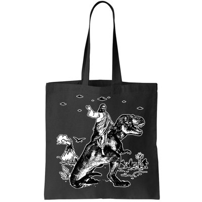 Jesus Riding Dinosaur Funny Ufo Bag