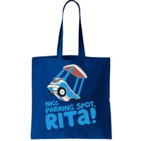 Janet & Rita Driving School Nice Parking Spot Rita Tote Bag