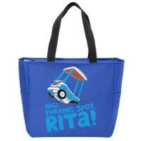 Janet & Rita Driving School Nice Parking Spot Rita Zip Tote Bag