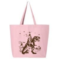 Jesus Riding Dinosaur Ufo Funny 25L Jumbo Tote