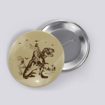 Jesus Riding Dinosaur T Shirt UFO T Shirt Funny T Shirts Offensive Cool Button