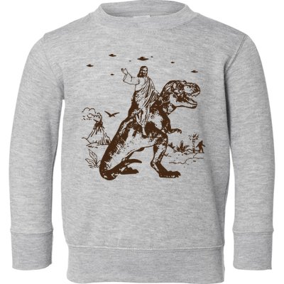 Jesus Riding Dinosaur T Shirt UFO T Shirt Funny T Shirts Offensive Cool Toddler Sweatshirt