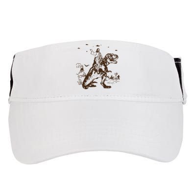 Jesus Riding Dinosaur T Shirt UFO T Shirt Funny T Shirts Offensive Cool Adult Drive Performance Visor
