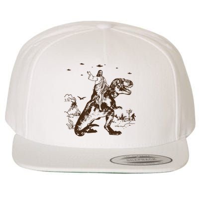Jesus Riding Dinosaur T Shirt UFO T Shirt Funny T Shirts Offensive Cool Wool Snapback Cap