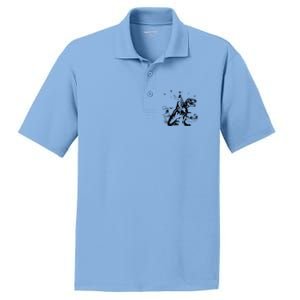 Jesus Riding Dinosaur T Shirt UFO T Shirt Funny T Shirts Offensive T Shirt Cool PosiCharge RacerMesh Polo