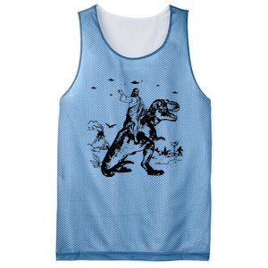 Jesus Riding Dinosaur T Shirt UFO T Shirt Funny T Shirts Offensive T Shirt Cool Mesh Reversible Basketball Jersey Tank