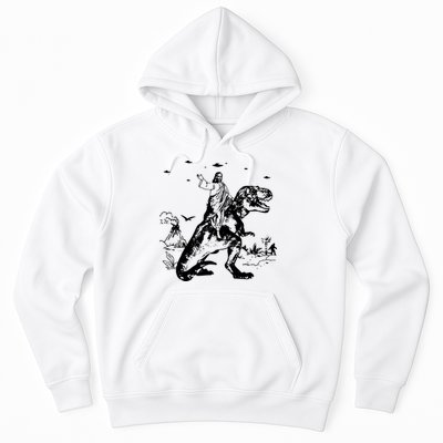 Jesus Riding Dinosaur T Shirt UFO T Shirt Funny T Shirts Offensive T Shirt Cool Hoodie