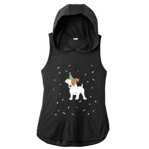 Jack Russell Dog Shirts Birthday Gifts Party Terrier Ladies PosiCharge Tri-Blend Wicking Draft Hoodie Tank