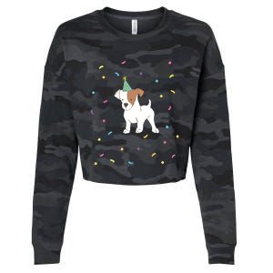 Jack Russell Dog Shirts Birthday Gifts Party Terrier Cropped Pullover Crew