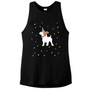 Jack Russell Dog Shirts Birthday Gifts Party Terrier Ladies PosiCharge Tri-Blend Wicking Tank