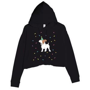 Jack Russell Dog Shirts Birthday Gifts Party Terrier Crop Fleece Hoodie