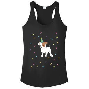 Jack Russell Dog Shirts Birthday Gifts Party Terrier Ladies PosiCharge Competitor Racerback Tank