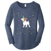 Jack Russell Dog Shirts Birthday Gifts Party Terrier Women's Perfect Tri Tunic Long Sleeve Shirt