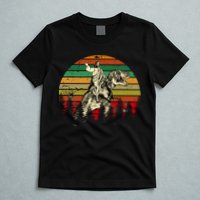 Jesus Riding Dinosaur Vintage T-Shirt