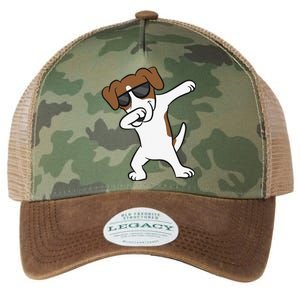 Jack Russell Dabbing Cute Jack Russell Love Jack Russells Legacy Tie Dye Trucker Hat