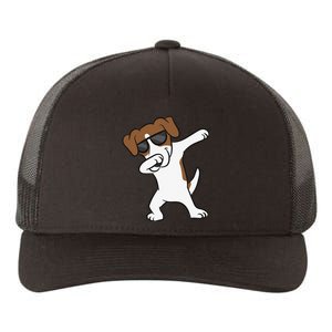 Jack Russell Dabbing Cute Jack Russell Love Jack Russells Yupoong Adult 5-Panel Trucker Hat