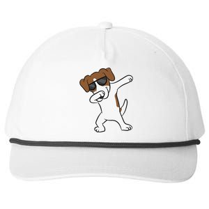 Jack Russell Dabbing Cute Jack Russell Love Jack Russells Snapback Five-Panel Rope Hat