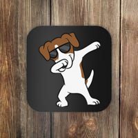 Jack Russell Dabbing Cute Jack Russell Love Jack Russells Coaster