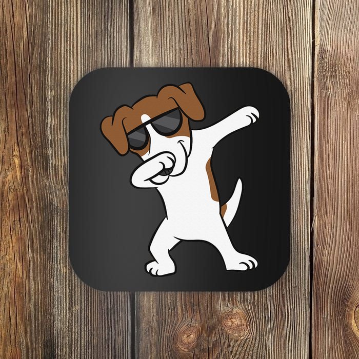 Jack Russell Dabbing Cute Jack Russell Love Jack Russells Coaster