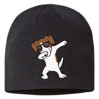 Jack Russell Dabbing Cute Jack Russell Love Jack Russells Sustainable Beanie