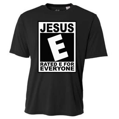 Jesus Rated E For Everyone Christian Cooling Performance Crew T-Shirt