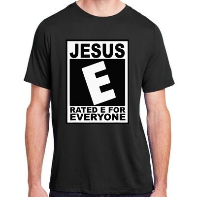 Jesus Rated E For Everyone Christian Adult ChromaSoft Performance T-Shirt