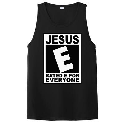 Jesus Rated E For Everyone Christian PosiCharge Competitor Tank