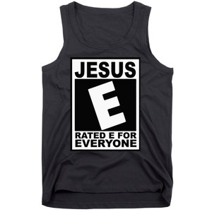 Jesus Rated E For Everyone Christian Tank Top