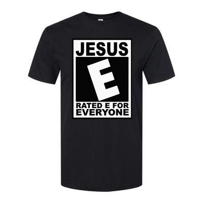 Jesus Rated E For Everyone Christian Softstyle CVC T-Shirt