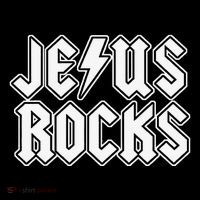 Jesus Rocks Funny Christian Rocker Sustainable Bucket Hat