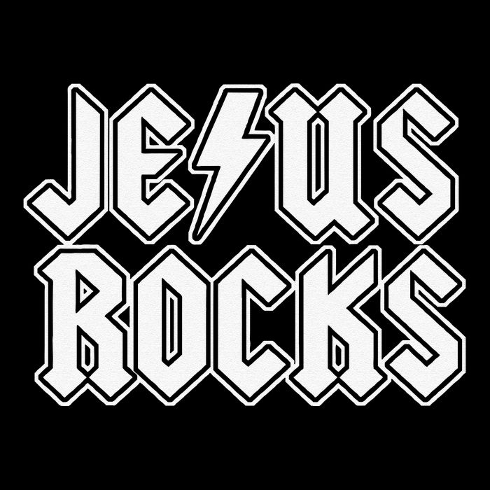 Jesus Rocks Funny Christian Rocker Wool Snapback Cap