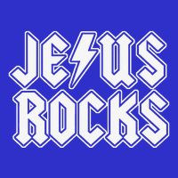 Jesus Rocks Funny Christian Rocker Sweatshirt